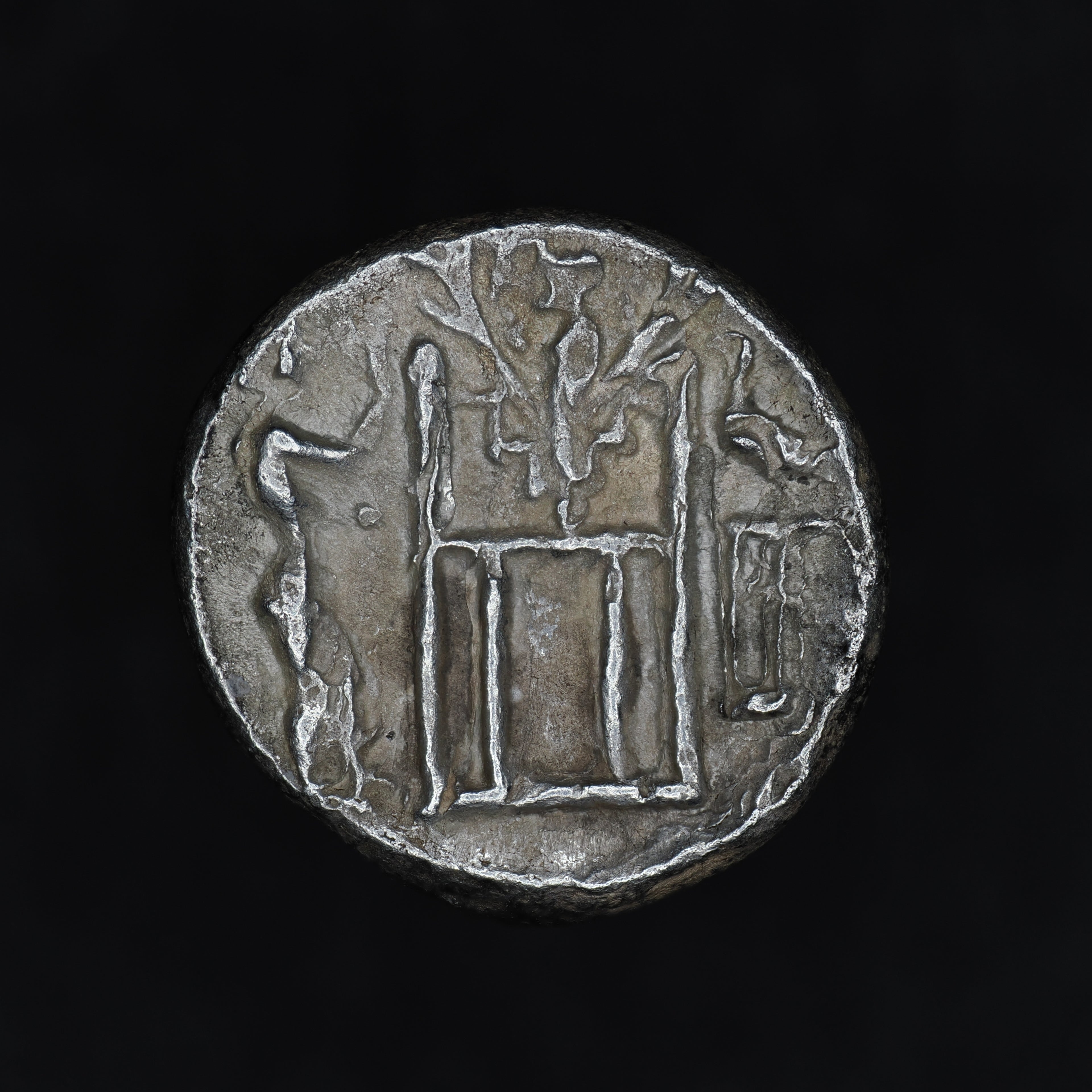 Kings of Persis | Dārēv (Darayan I) | Silver Drachm | 132 BC to 100 BC | PERS-DAR1-AR-DR-008