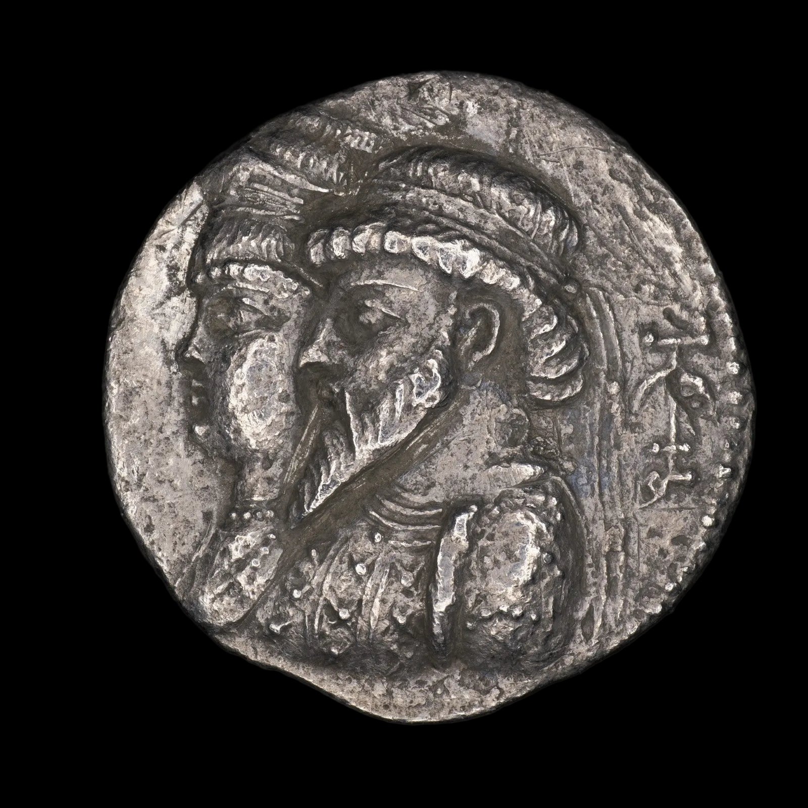 Kings of Elymais | Kamnaskires III and Anzaze | Silver Tetradrachm | ELY–KAMN3–AR–TET–001