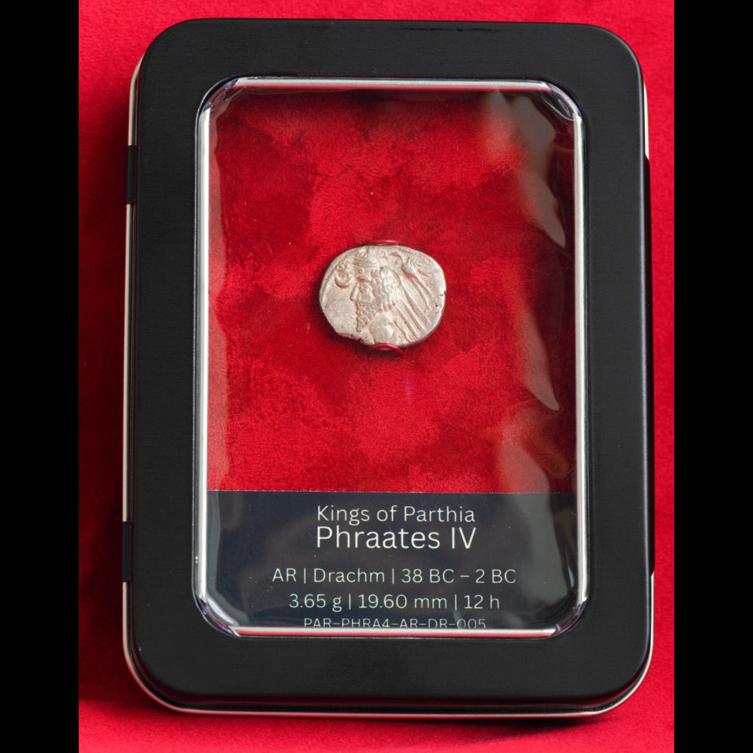 Parthian | Phraates IV | Silver Drachm | 38 BC to 2 BC | PAR-PHRA4-AR-DR-005