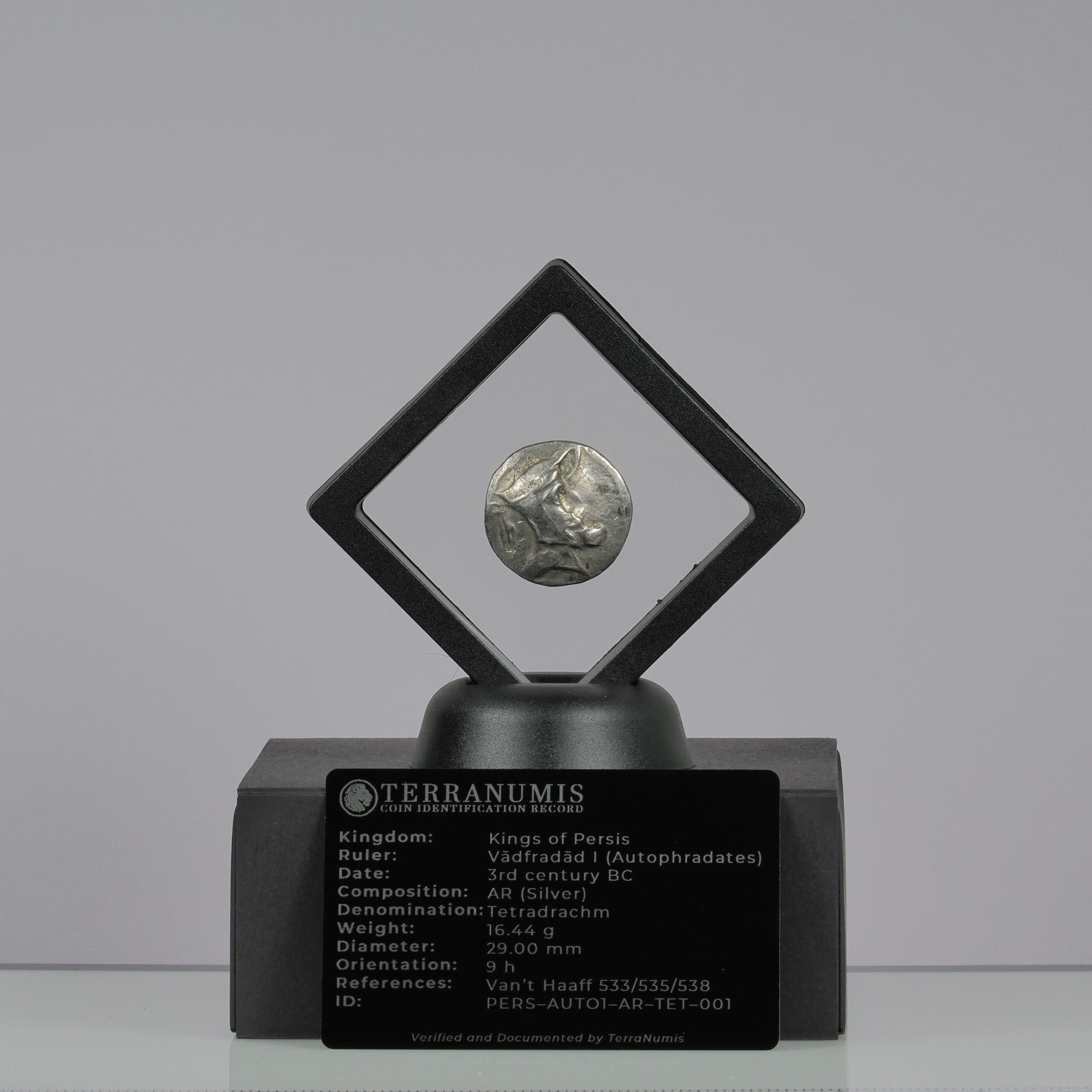 Kings of Persis | Vādfradād I (Autophradates I) | Silver Tetradrachm | 3rd Century BC | PERS–AUTO1–AR–TET–001