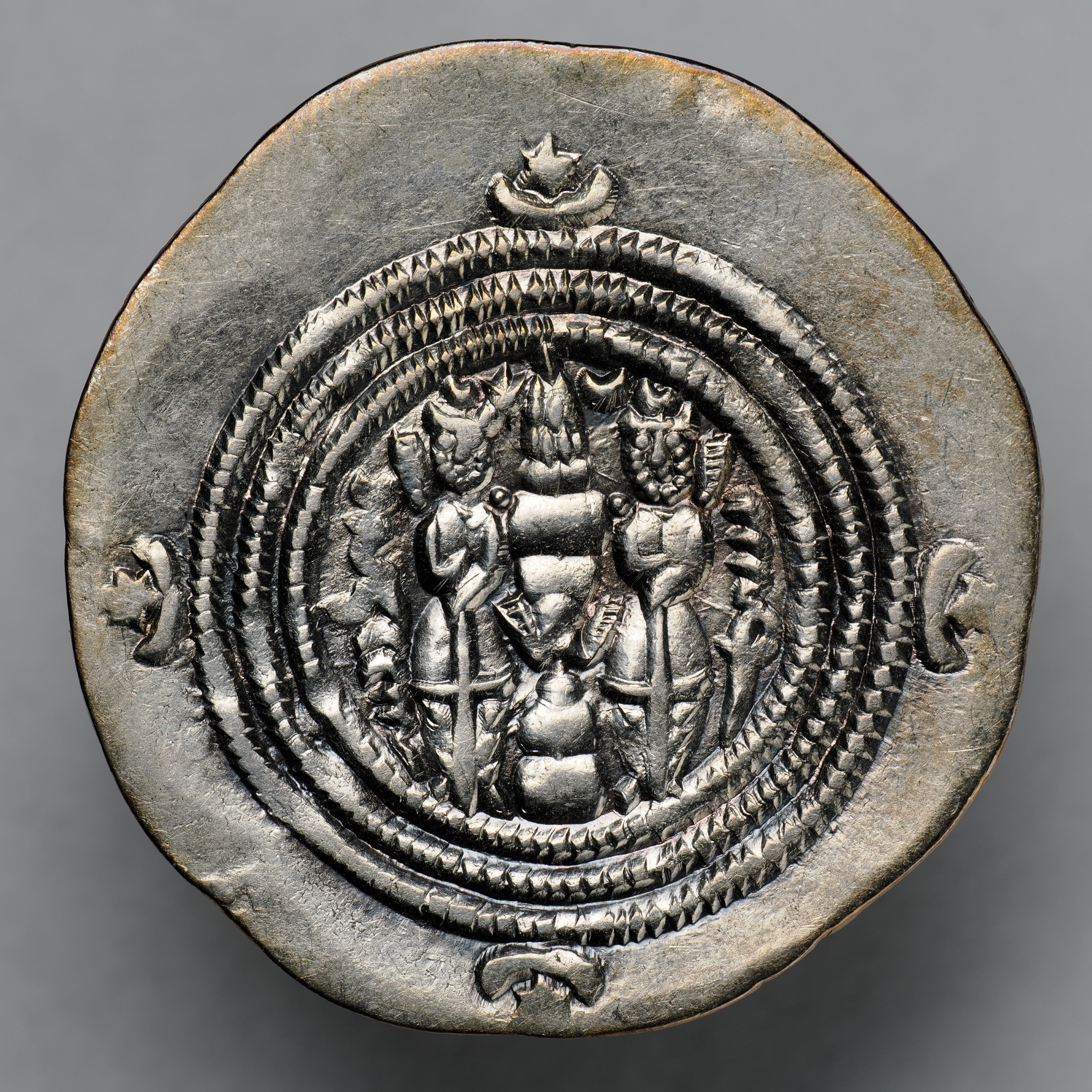 Sasanian Kings | Khusru II | Silver Drachm | SASA-KOSR2-AR-DR-012