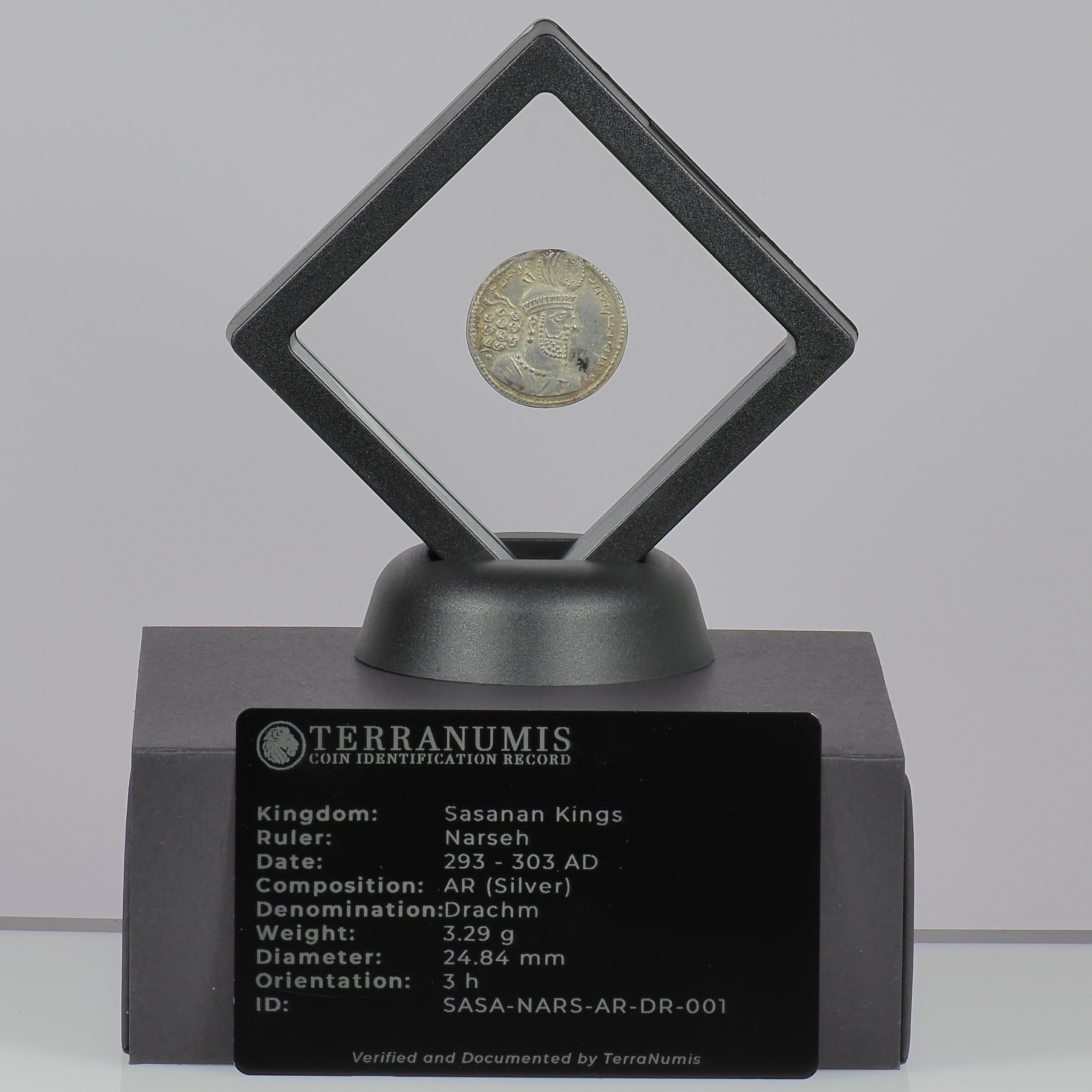 Sasanian Kingdom | Narseh | Silver Drachm | AD 293 to 303 | SASA-NARS-AR-DR-001