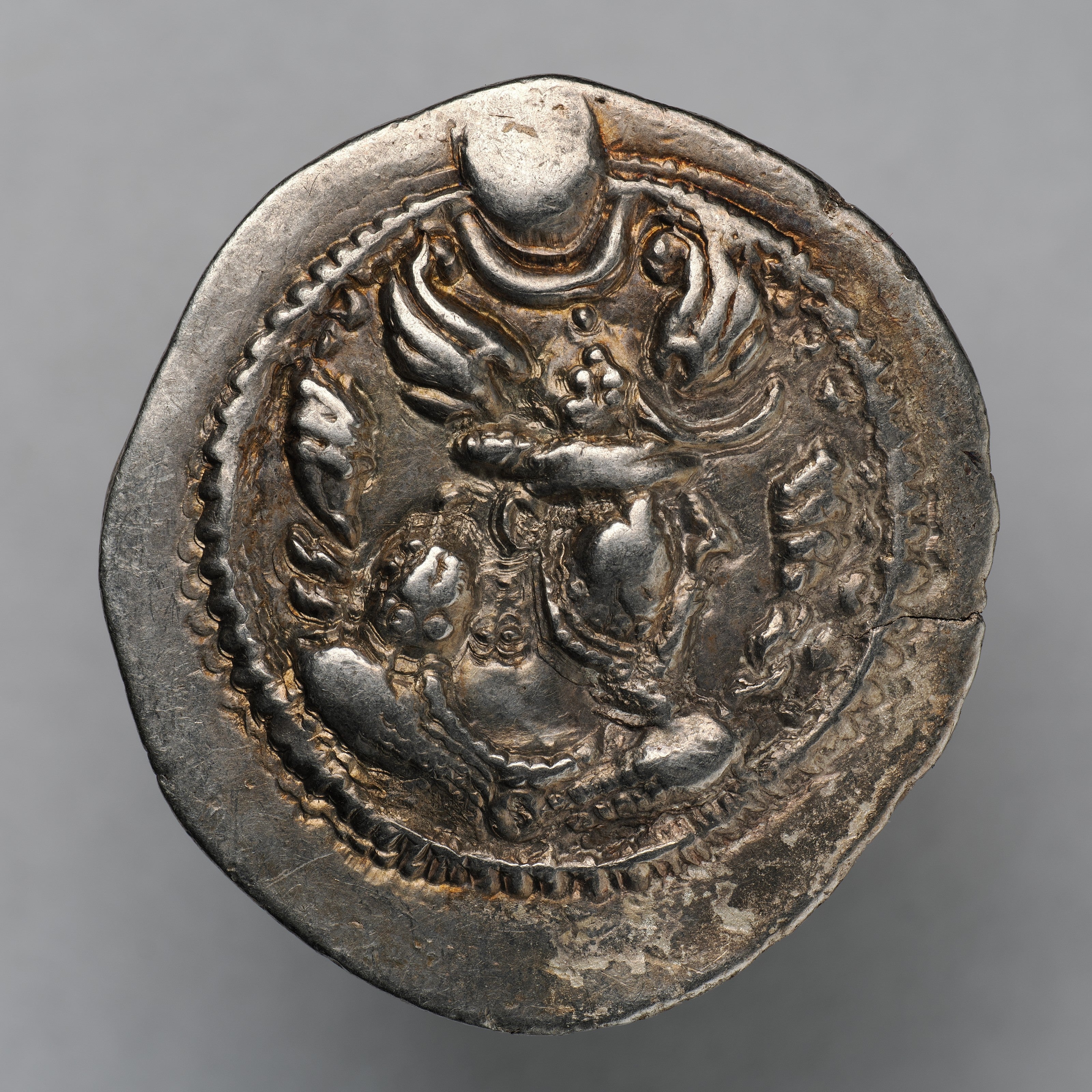 Sasanian Kingdom | Peroz I | Silver Drachm | SASA–PIR–AR–DR–001