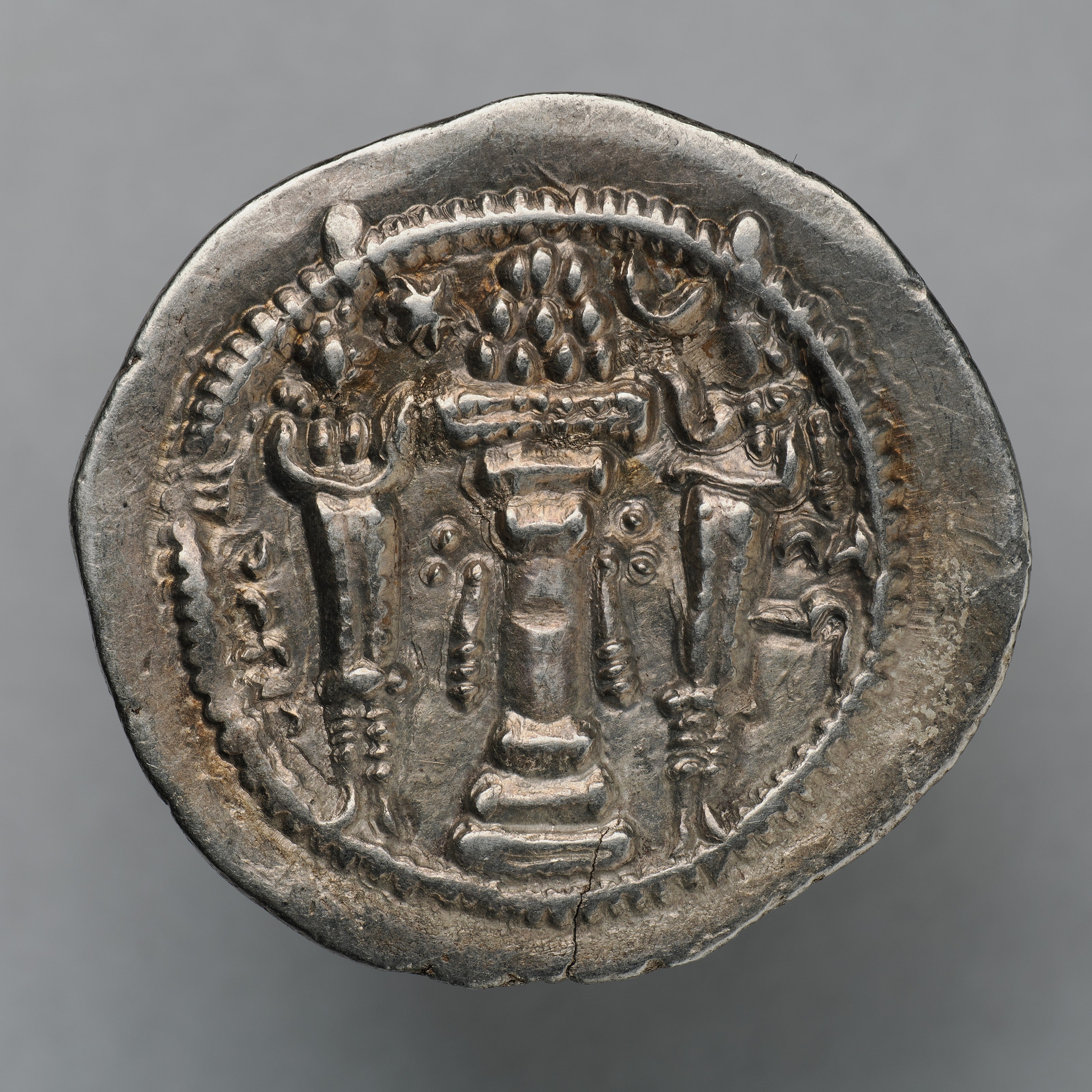 Sasanian Kingdom | Peroz I | Silver Drachm | SASA–PIR–AR–DR–001